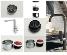 Load image into Gallery viewer, KINETIC REACTOR, WELTWEIT INNOVATIVE TECHNOLOGIE FÜR HOCHWERTIGES TRINKWASSER Dauerhafte Trinkwasserqualität direkt aus dem Wasserhahn, ohne Folgekosten, ohne Filterkartuschen, einfache Installation direkt am Wasserhahn, Armatur, Batterie