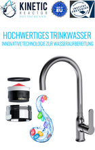 Load image into Gallery viewer, KINETIC REACTOR, WELTWEIT INNOVATIVE TECHNOLOGIE FÜR HOCHWERTIGES TRINKWASSER Dauerhafte Trinkwasserqualität direkt aus dem Wasserhahn, ohne Folgekosten, ohne Filterkartuschen, einfache Installation direkt am Wasserhahn, Armatur, Batterie